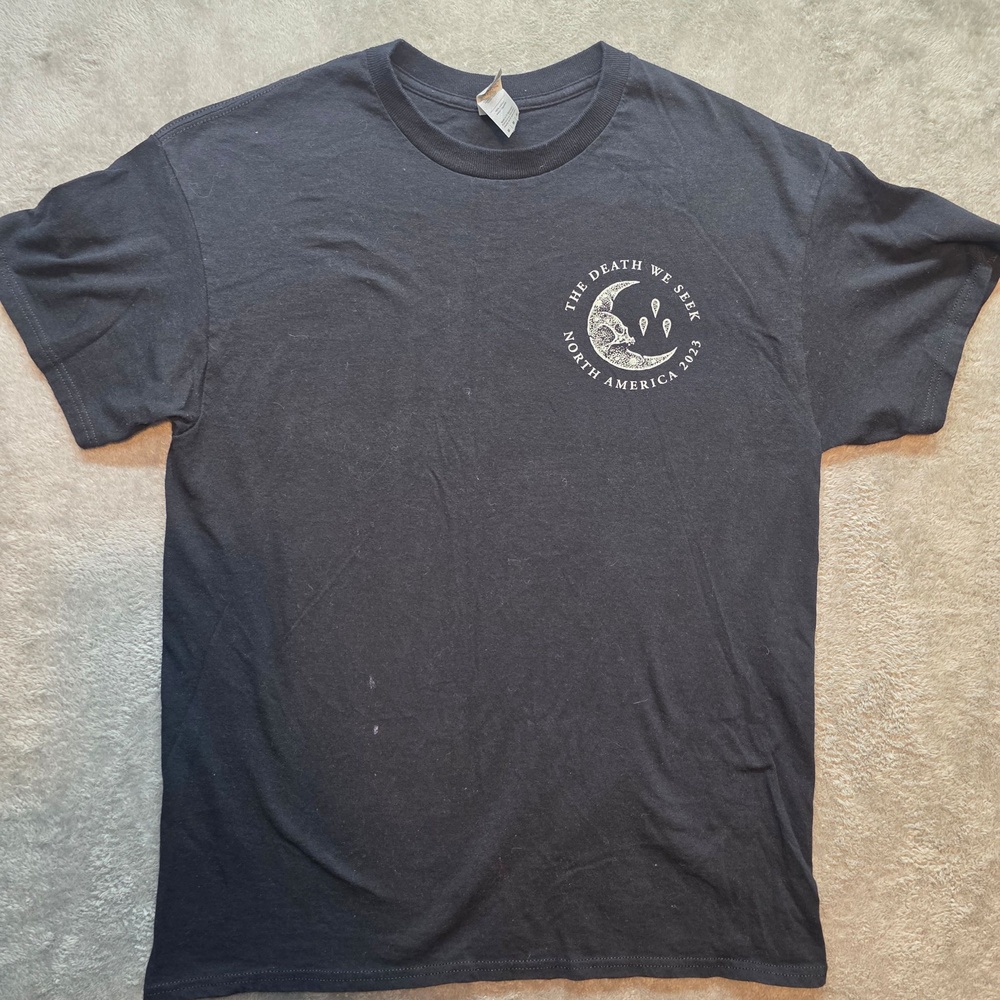 Currents The Death We Seek Shirt Mens M Black 2023 Tour Band Graphic T-Shirt